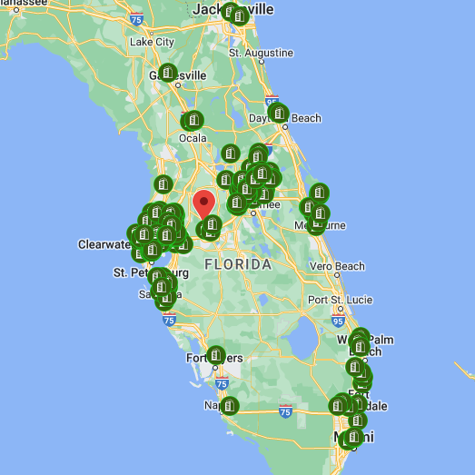 Florida Corporate housing and relocation housing locations
